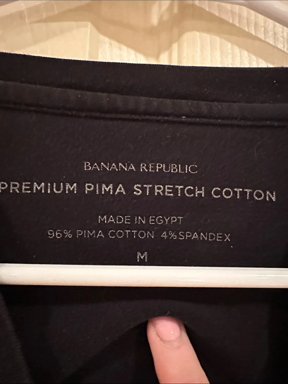 Banana Republic Black Short Sleeve Crew Neck Tee